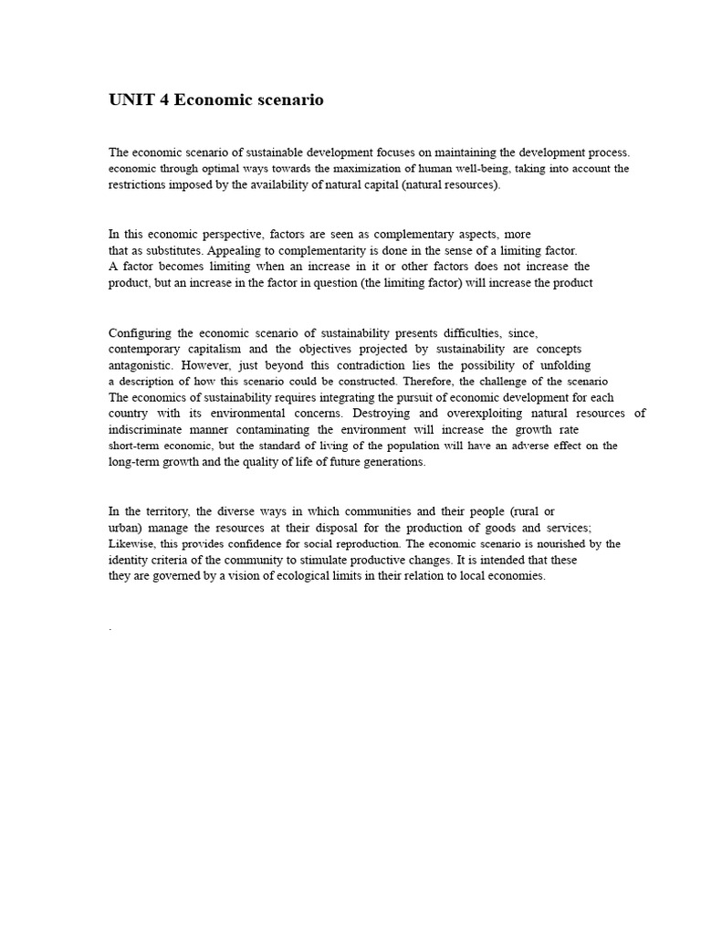 Sustainable Economic Development Strategies | PDF | Supply And Demand ...