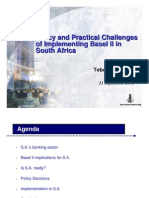 Policy and Practical Challenges of Implementing Basel II in South Africa