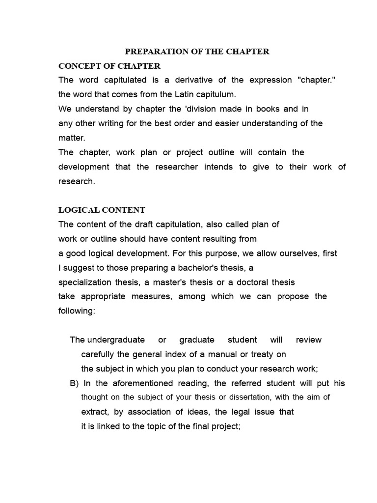 Chapter Preparation for Research Projects | PDF | Thesis | Meditation