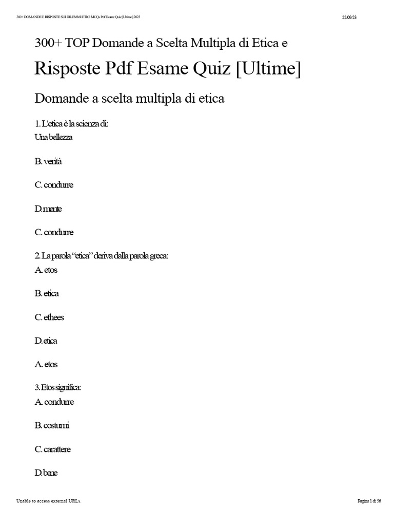 Tutte le 820 domande e risposte esame di Informatica di base - Anno