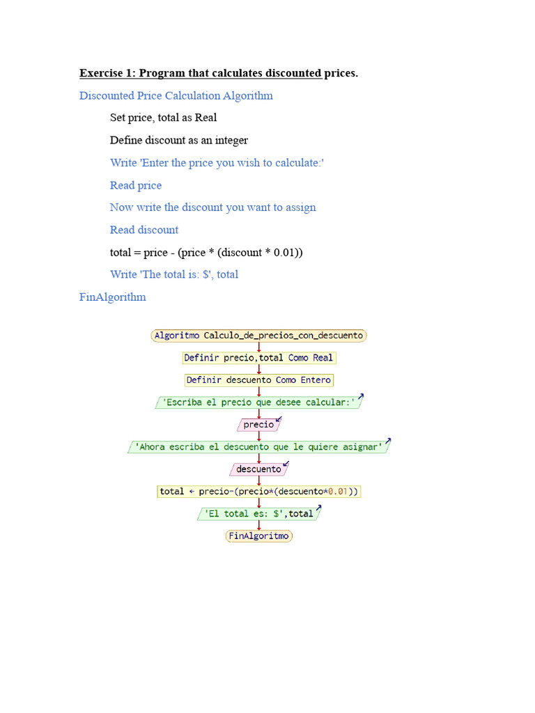 Programming Exercises for Basic Algorithms | PDF | Area | Computer ...