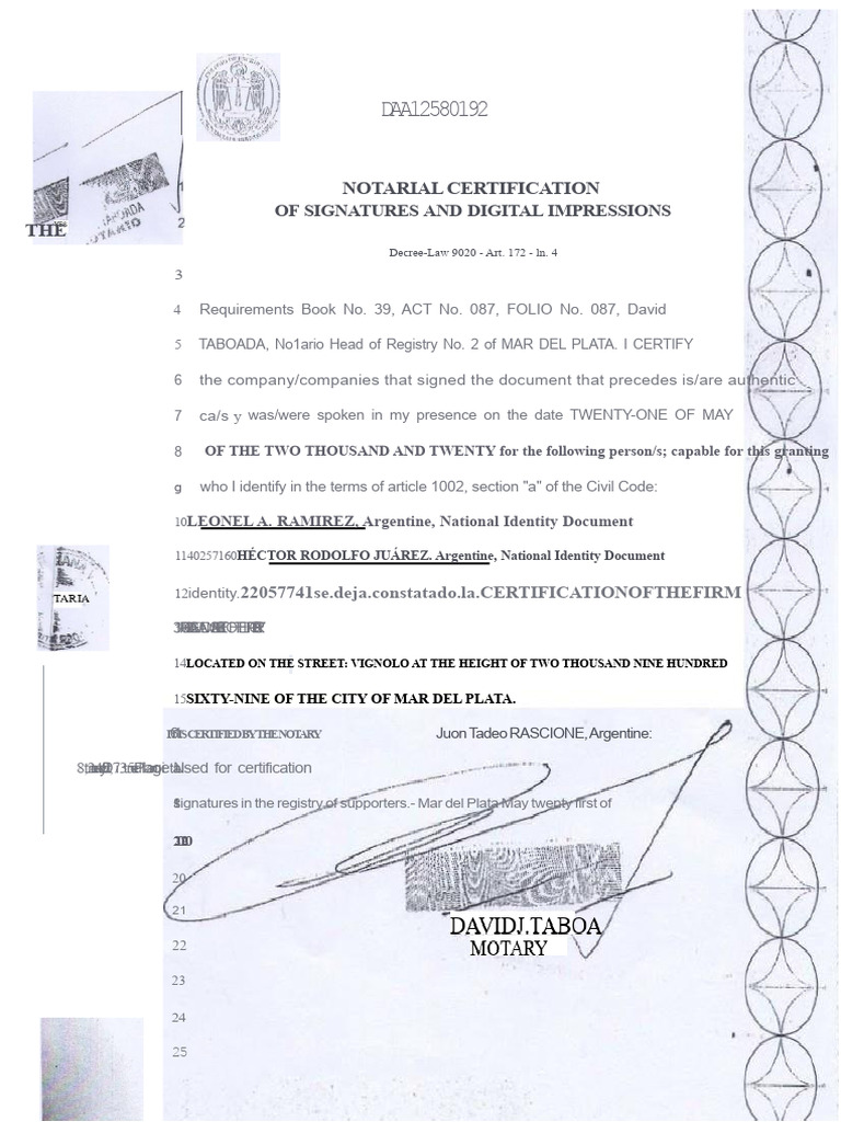Signature Certification 2020 | PDF | Authentication | Access Control