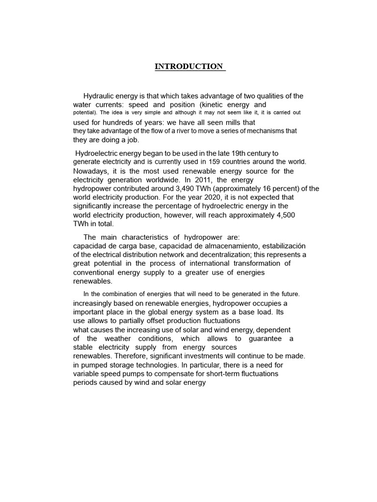 Understanding Hydroelectric Energy Basics | PDF | Hydroelectricity ...