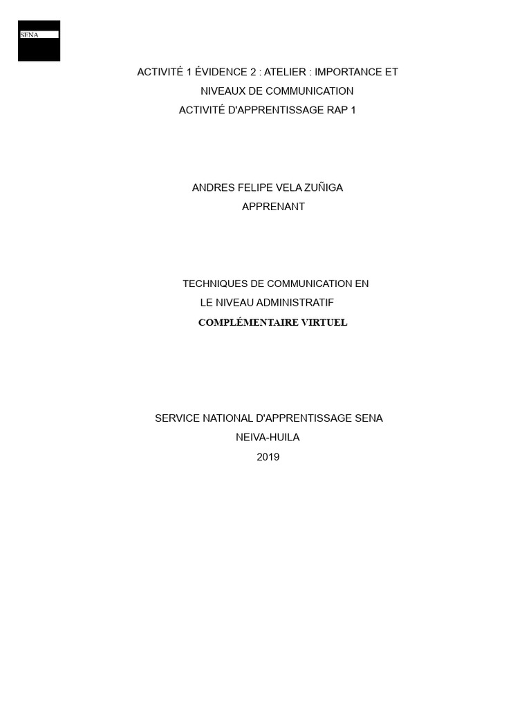 Importance de la Communication en Entreprise | PDF | Business