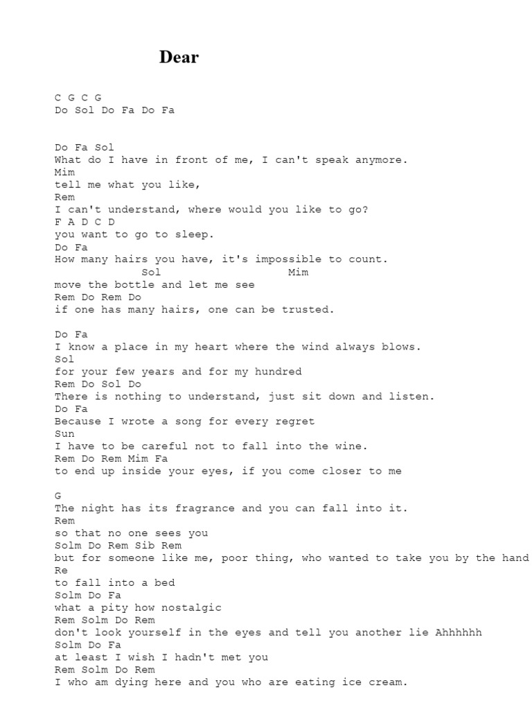 Dear Dalla | PDF