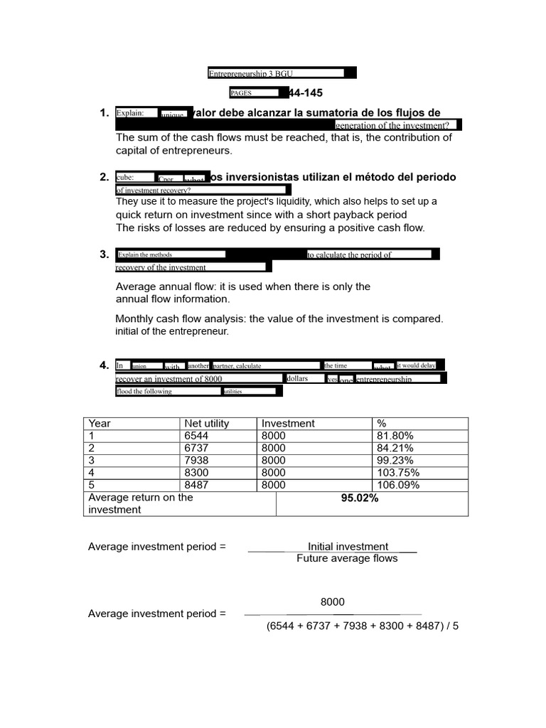 Cash Flow Analysis for Investment Projects | PDF | Net Present Value ...