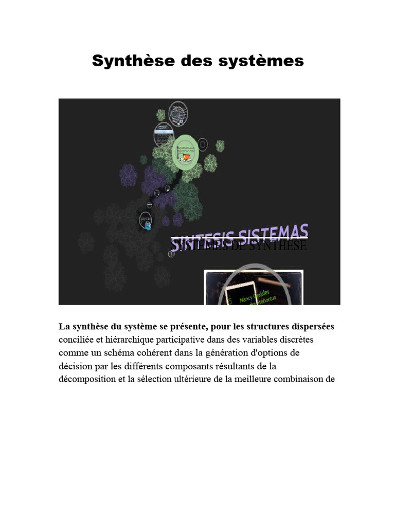 Méthodologie de synthèse en ingénierie | PDF