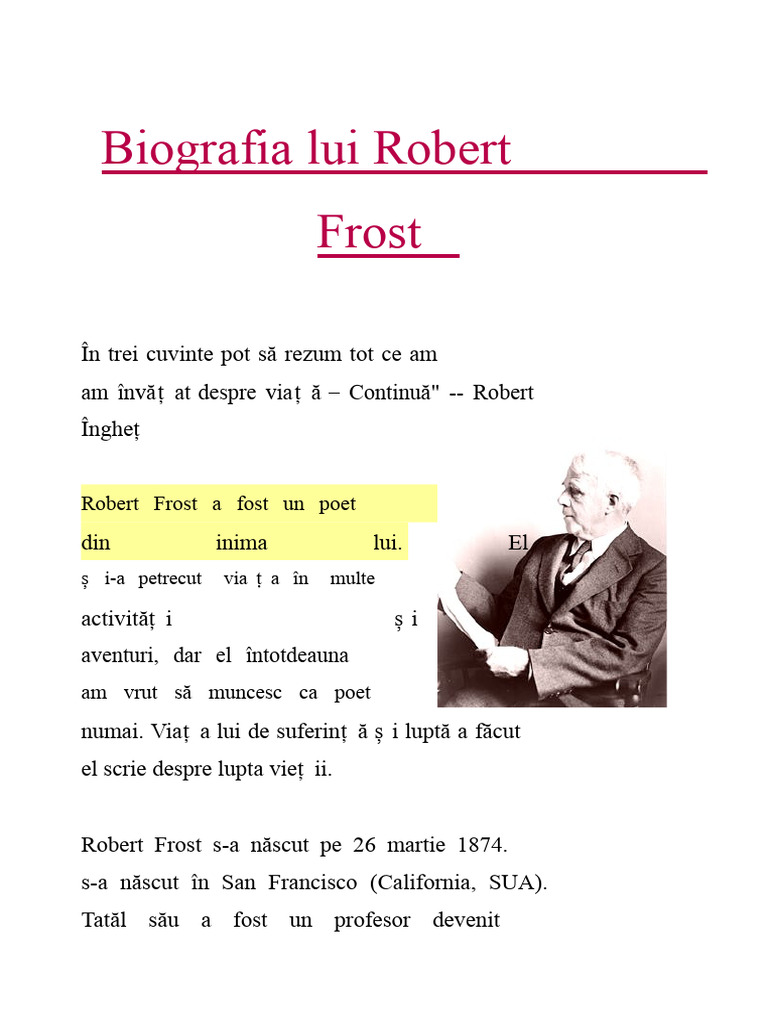 Robert Frost | PDF