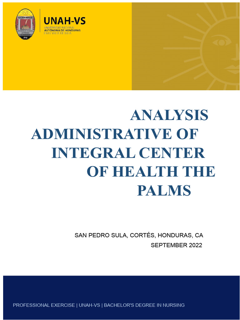 Administrative Analysis of Las Palmas Health Center | PDF | Nursing ...
