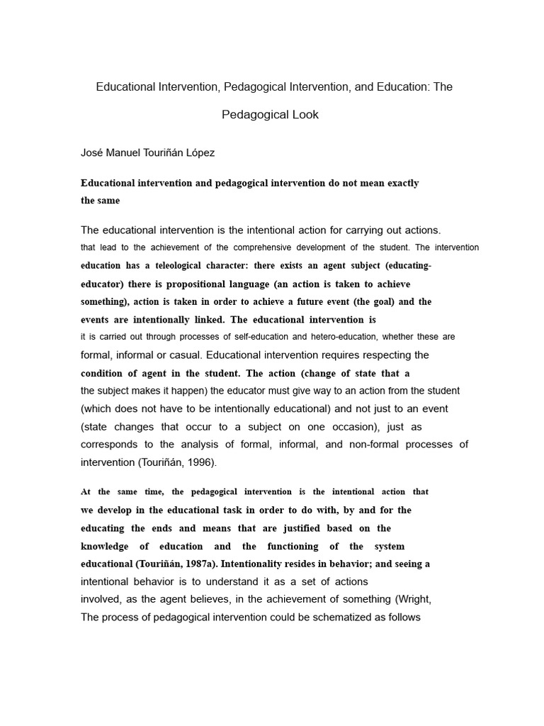 Educational Intervention 2 | PDF | Learning | Knowledge