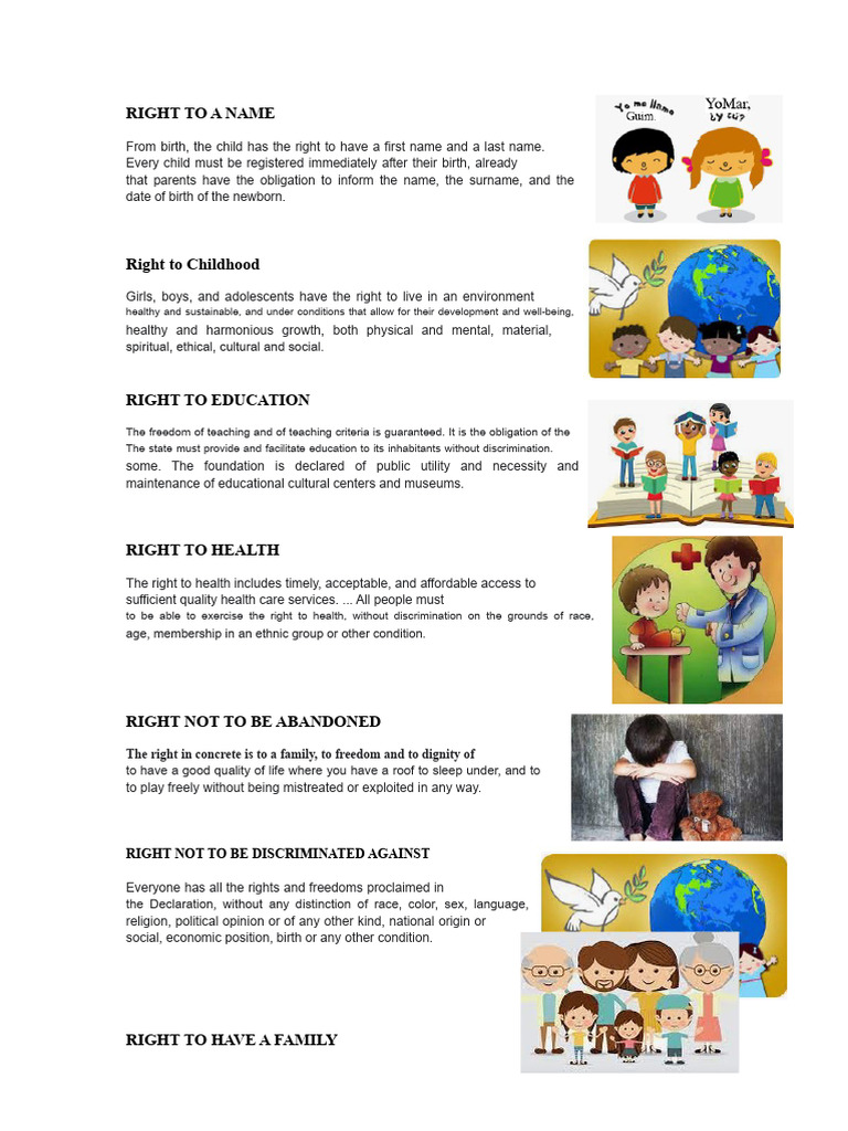 10 rights of children | PDF | Children's Rights | Rights