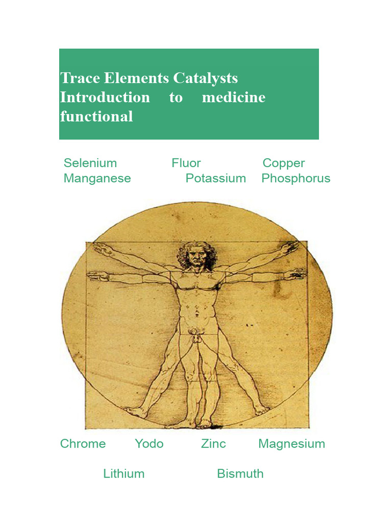 Trace Elements in Functional Medicine | PDF | Cofactor (Biochemistry ...