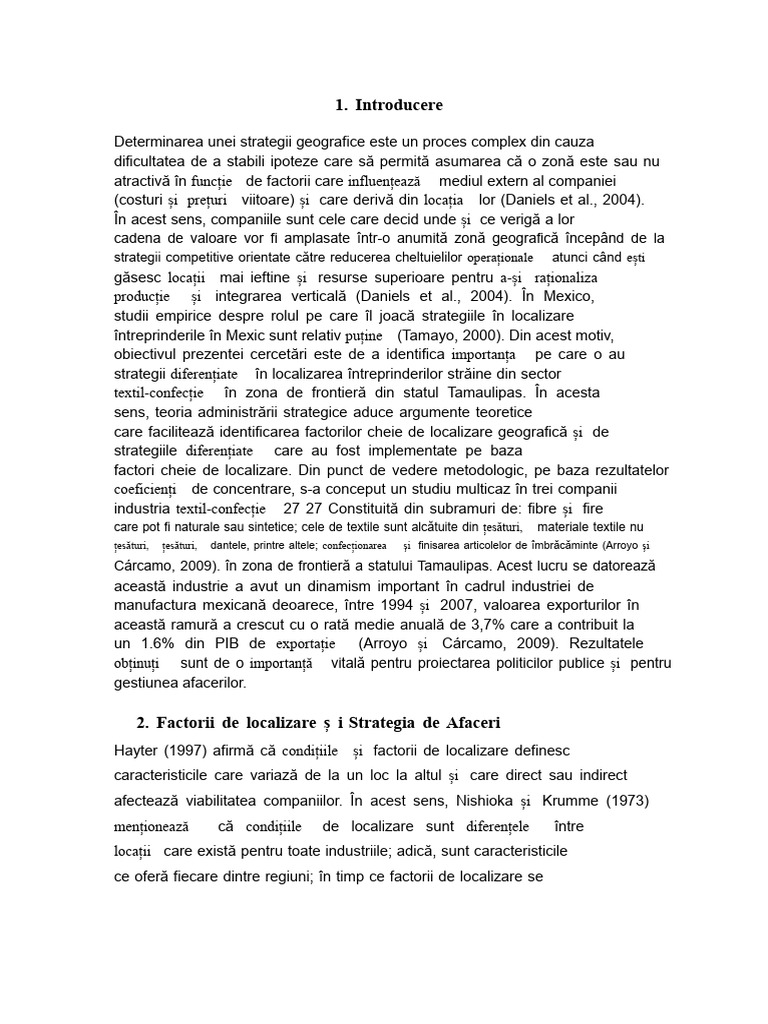 Factorii de Localizare A Unei Firme | PDF