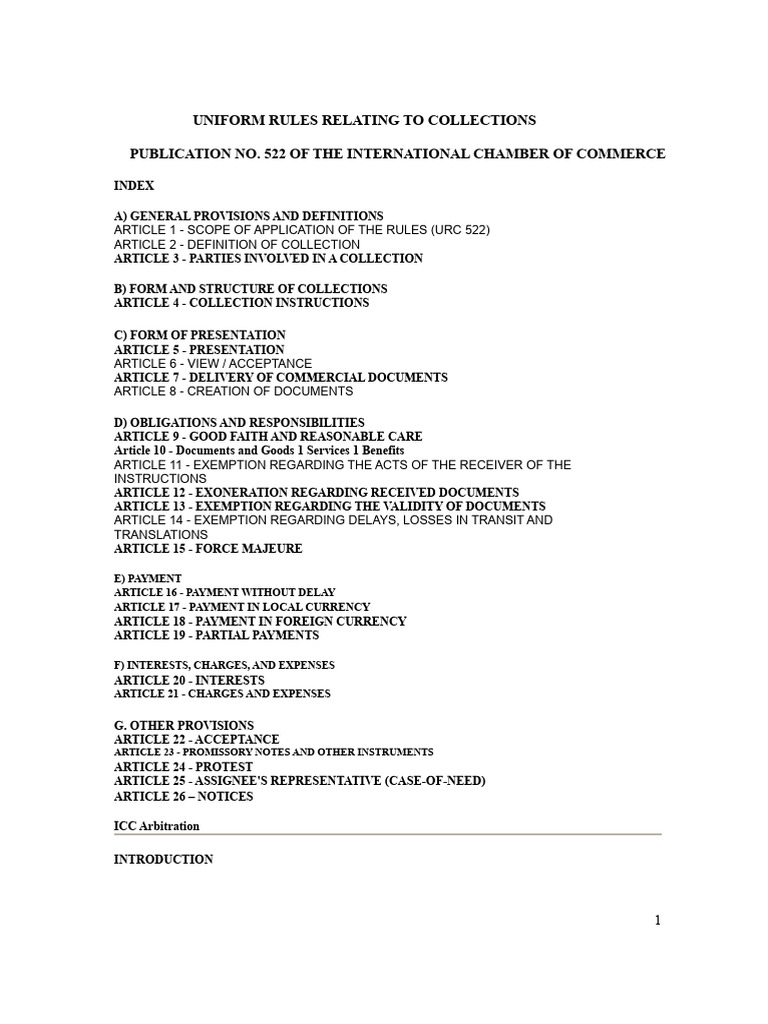 Brochure 522 CCI - Bank Collections | PDF | Negotiable Instrument ...