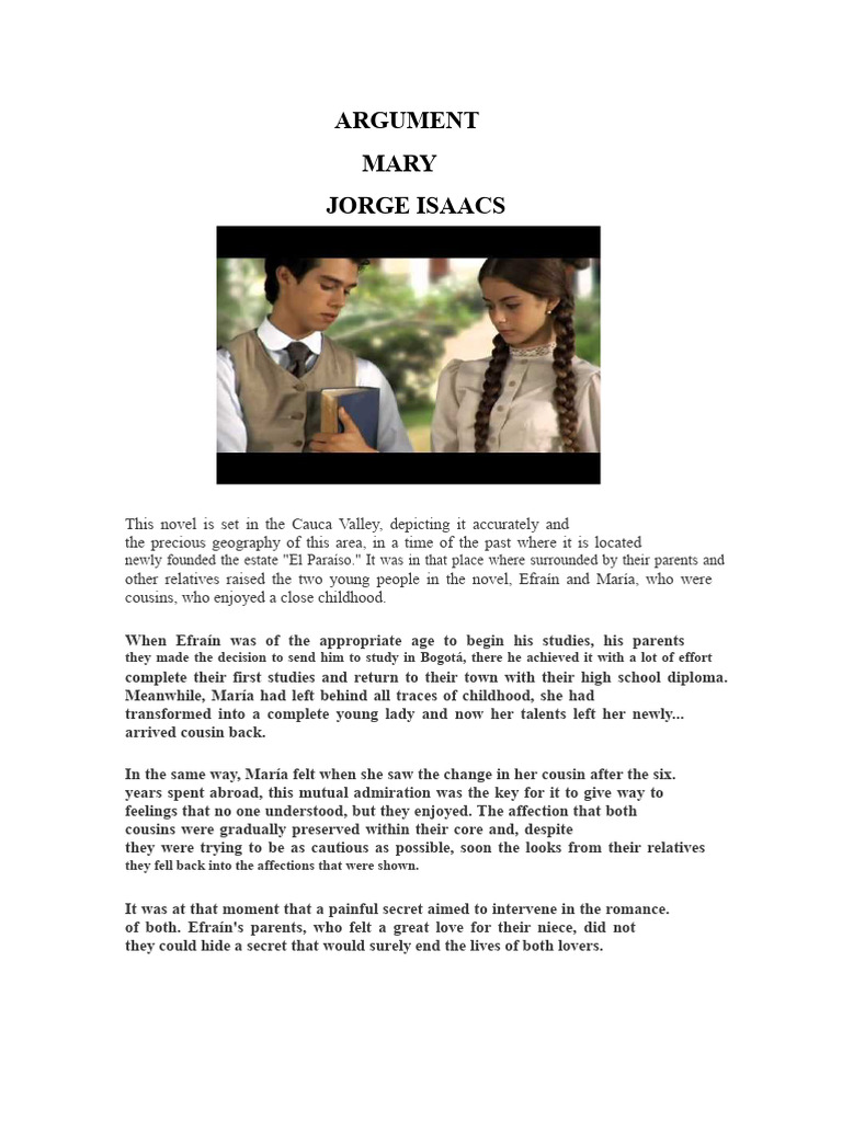 Plot of The Work María | PDF
