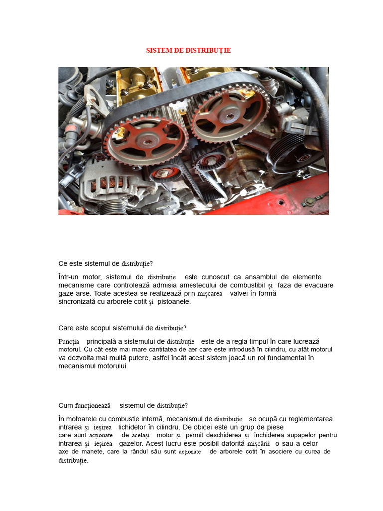 Sistem de Distribuție | PDF