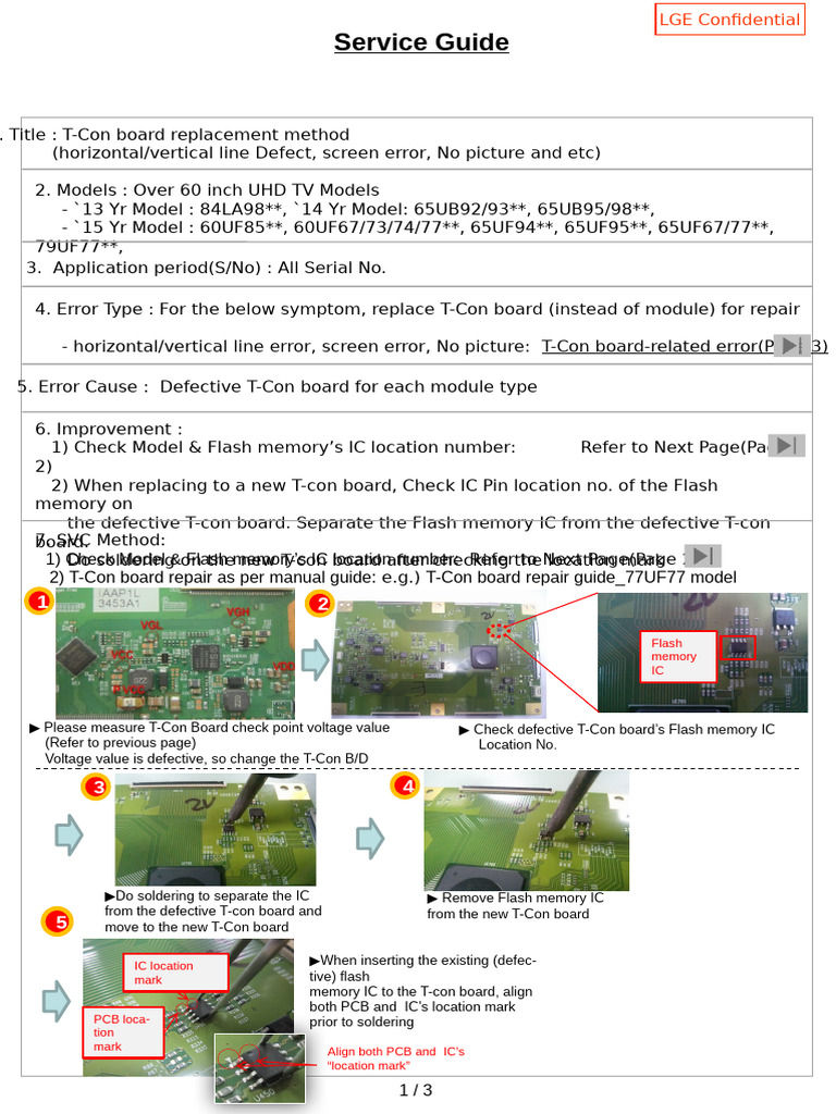 T-Con Board Replacement Guide for UHD TVs | PDF | Computer Engineering ...