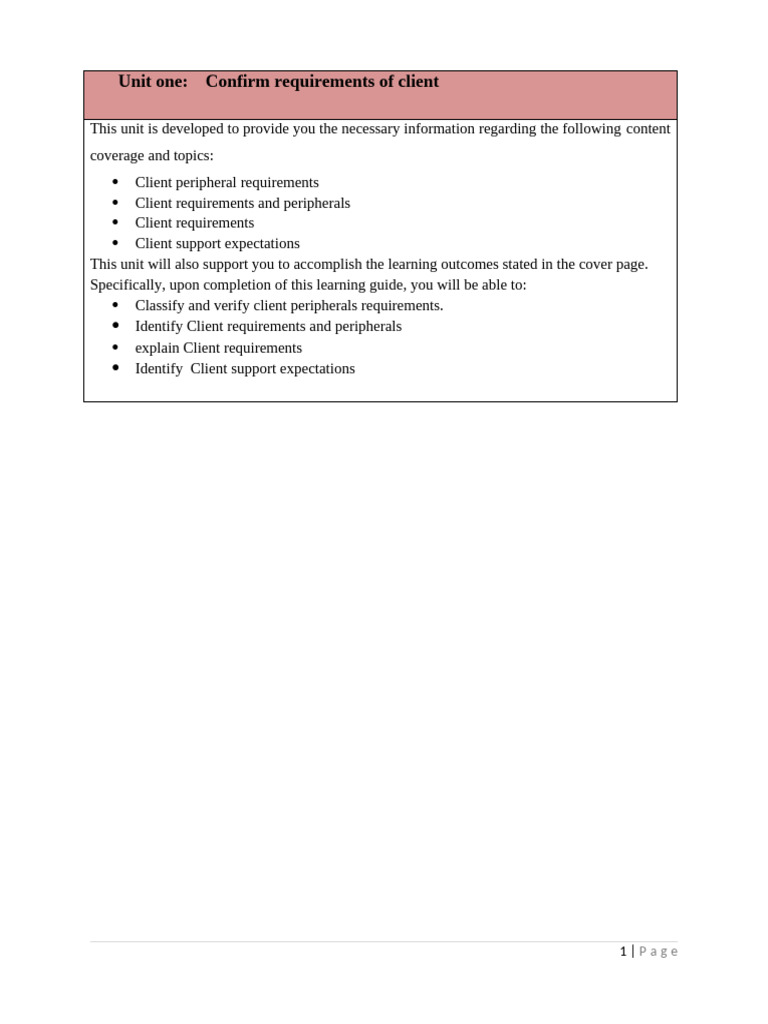 Client Peripheral Requirements Guide | PDF | Network Topology ...