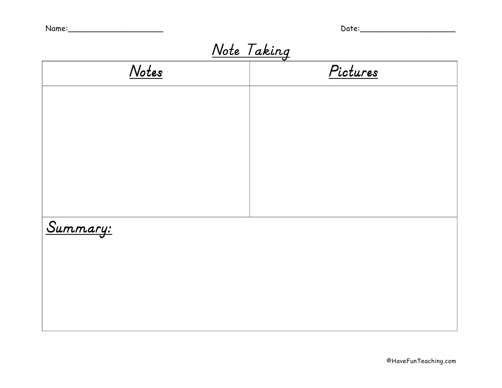 PDF Note Organizer Template | PDF | Business