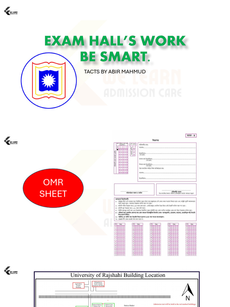 Ru Exam Hall's Work | PDF