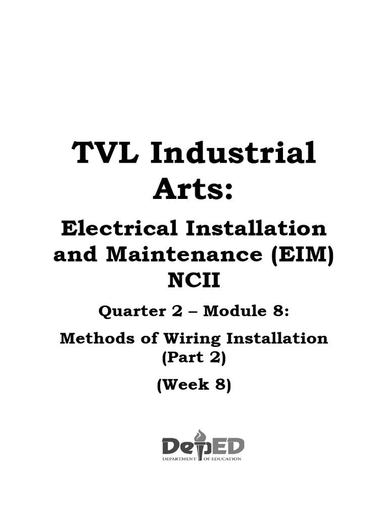 EIM10 JHS Q2M8Week8 - PASSED | PDF | Electrical Wiring | Components