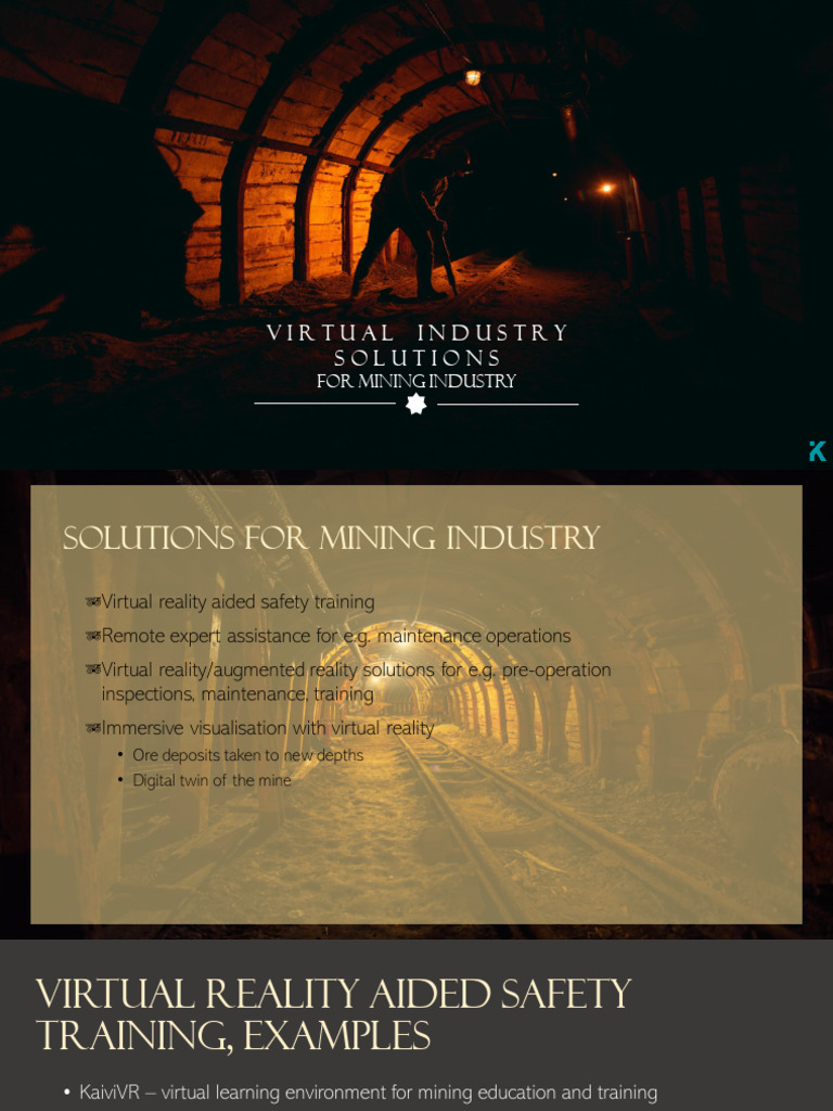 VR Solutions for Mining Safety & Training | PDF