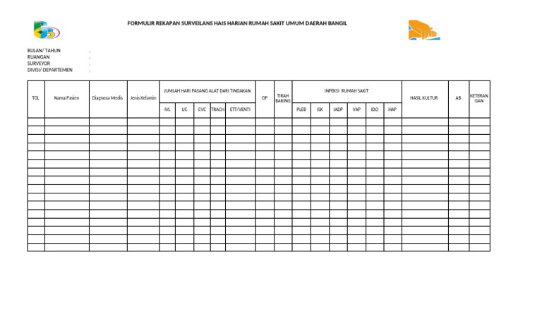 Tabel Rekap Surveilans Harian | PDF
