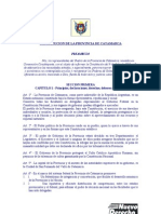 Constitucion de La Provincia de Catamarca