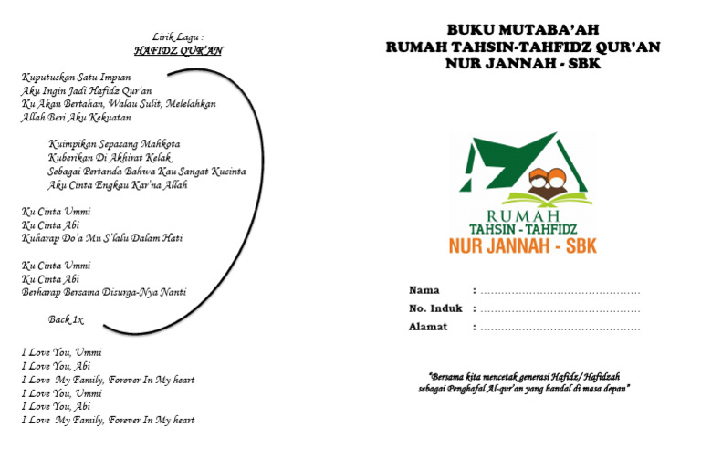 Cover Buku Mutaba'Ah | PDF