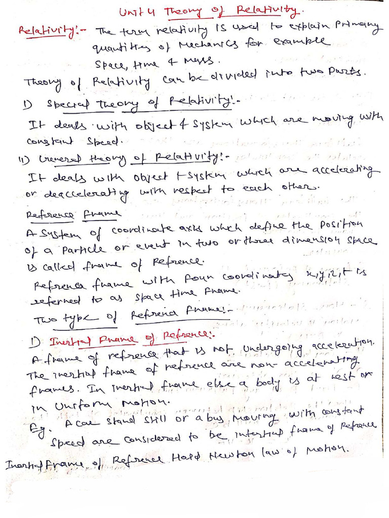Physics Unit 4 Complete Notes | PDF