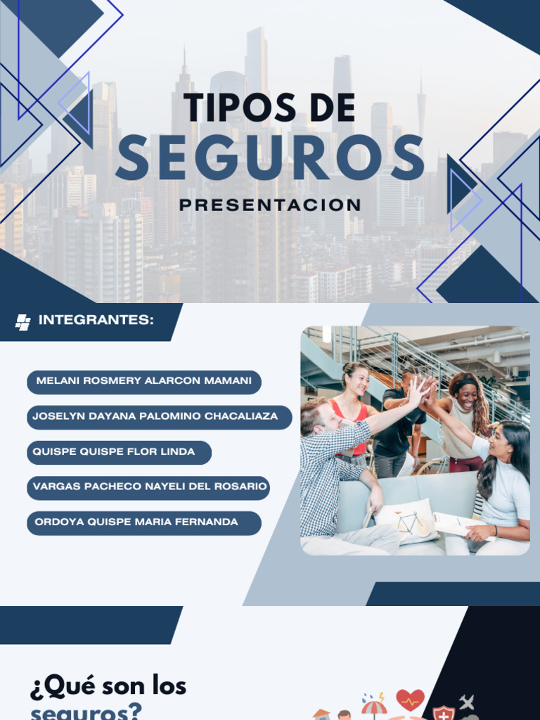 Tipos de Seguros y Coberturas Esenciales | PDF | Seguro | Seguro de ...