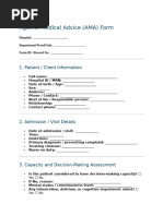 AMA Discharge Form Template | PDF