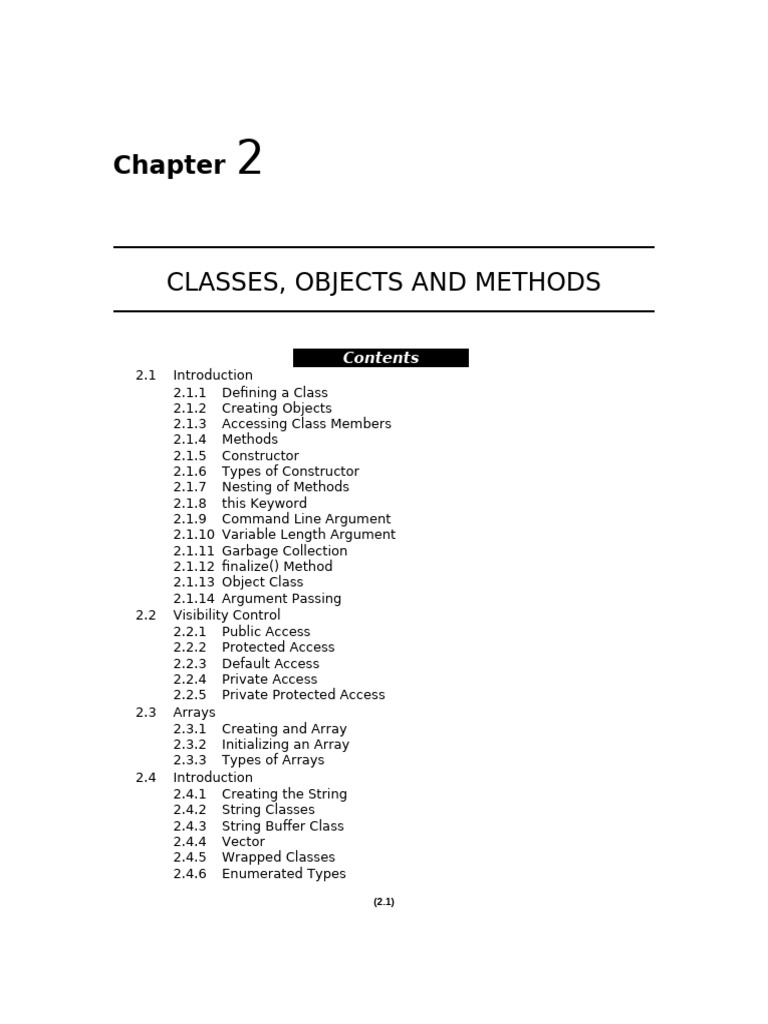 Java Classes, Objects, and Methods Guide | PDF | Class (Computer ...