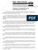 May08.2012 Solons Urge The Gov't To Establish The Central Credit Information Corporation