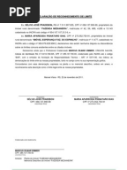 Modelo de Carta de Anuência Confrontante Imóvel Rural