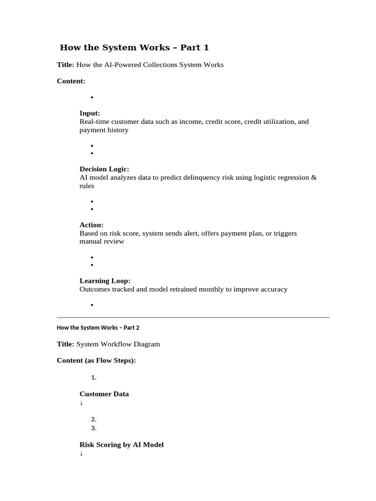 AI Collections System Overview | PDF | Artificial Intelligence ...