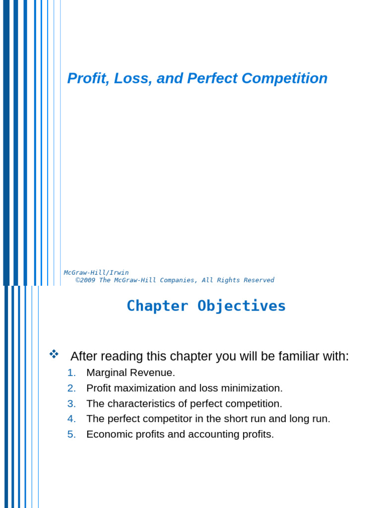 Profit Maximization in Perfect Competition | PDF | Profit (Economics ...