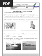 avaliação 1º bimestre  história.doc