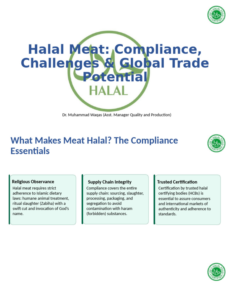 Halal Meat Compliance & Global Trade Insights | PDF | Animal Slaughter ...