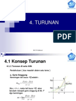 Aplikasi Turunan