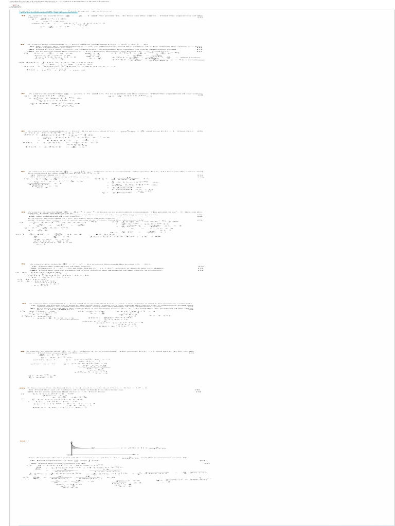 Indefinite+Integration+ +Past+Paper+Questions | PDF