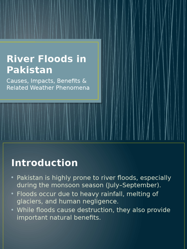 Pakistan River Floods: Causes & Impacts | PDF | Flood | River