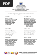 Grade 10 Classroom Officer Roles | PDF