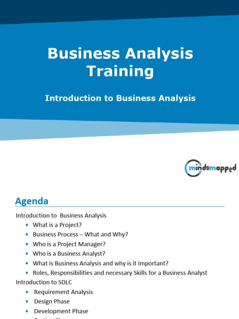 Business Analysis Training Overview | PDF | Business Analysis ...