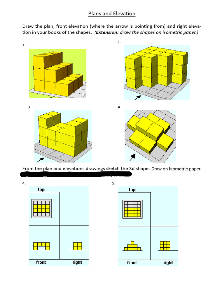 Plan and Elevation Drawing Guide | PDF