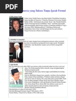 Download 5 Tokoh Indonesia Yang Sukses Tanpa Ijazah Formal by Ote Khan SN92784915 doc pdf