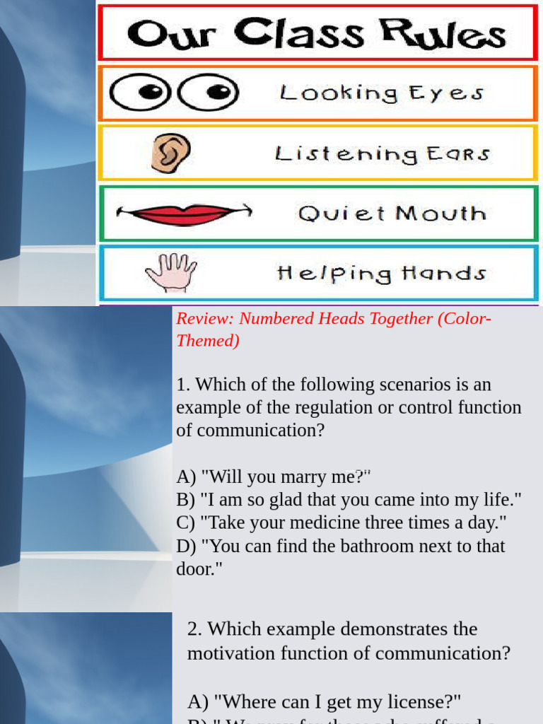 Observation Oral Com | PDF | Communication | Human Communication