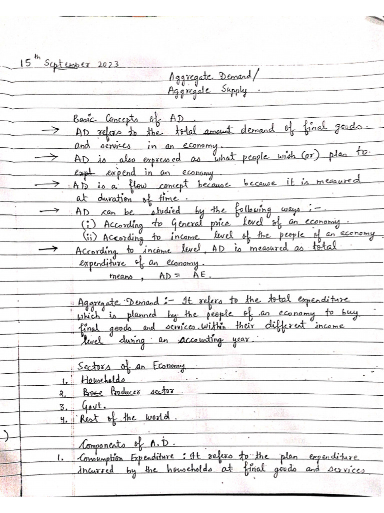 AD As (Aggregate Demand Aggregate Supply) | PDF
