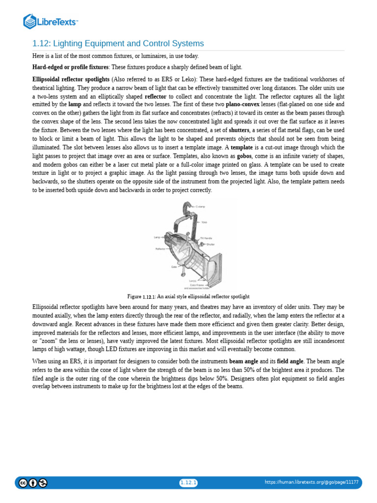 Overview of Theatrical Lighting Fixtures | PDF | Electromagnetic ...