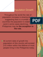 Issues in Population Growth